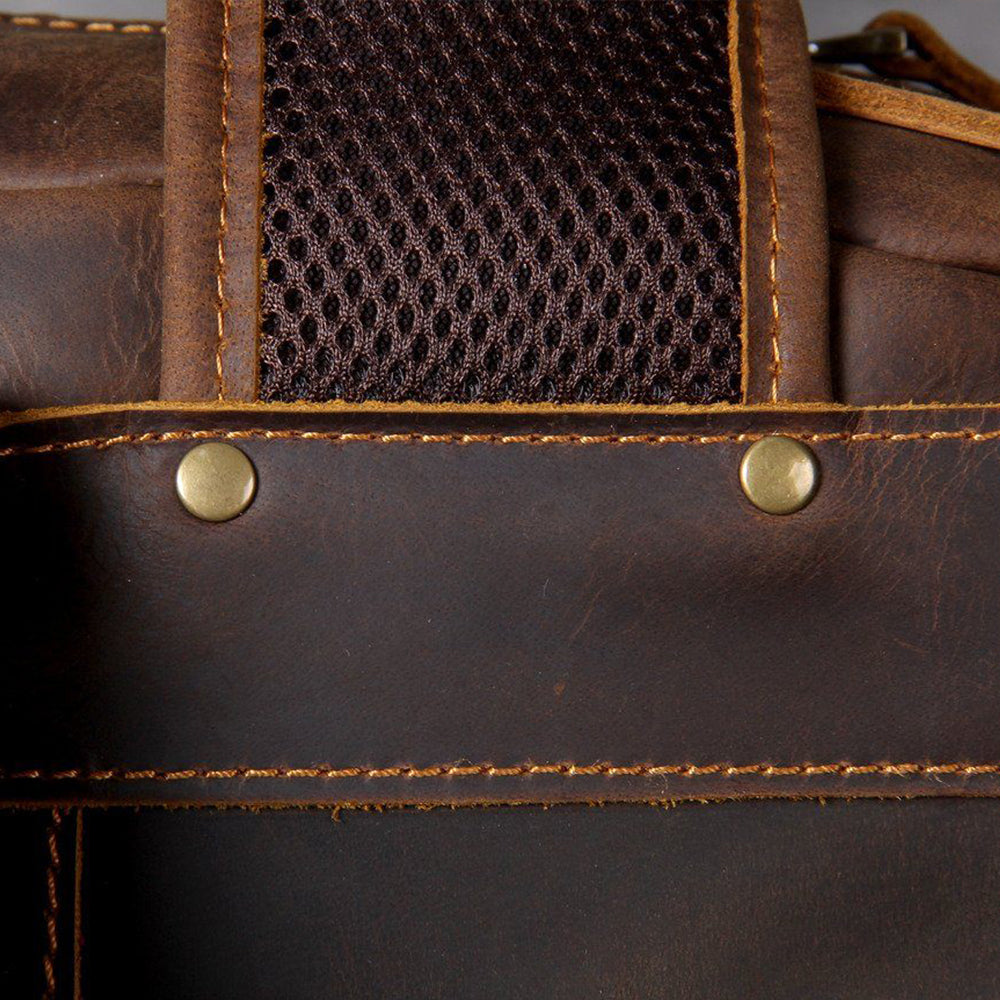 Corbinian™ | Hellbrauner Leder-Rucksack