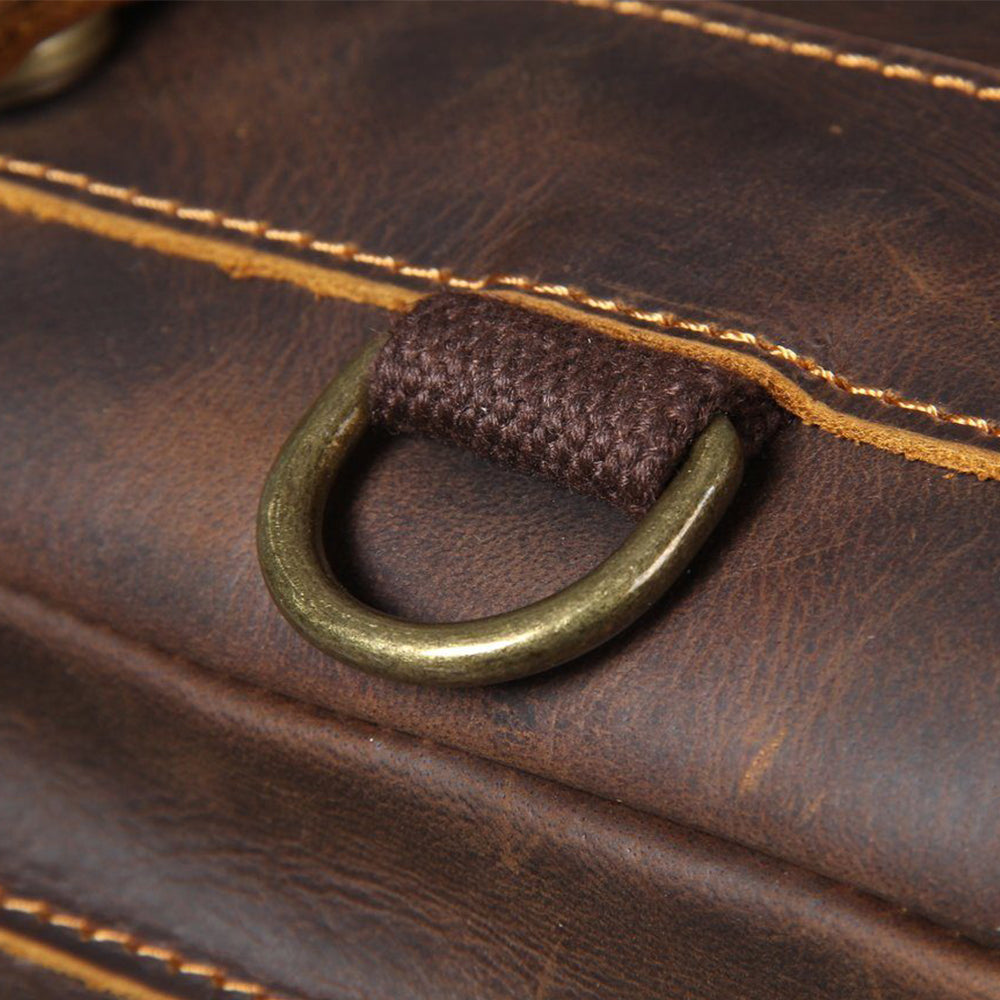 Corbinian™ | Hellbrauner Leder-Rucksack