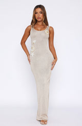 Sienna™ | Shimmering Knit Maxi Dress