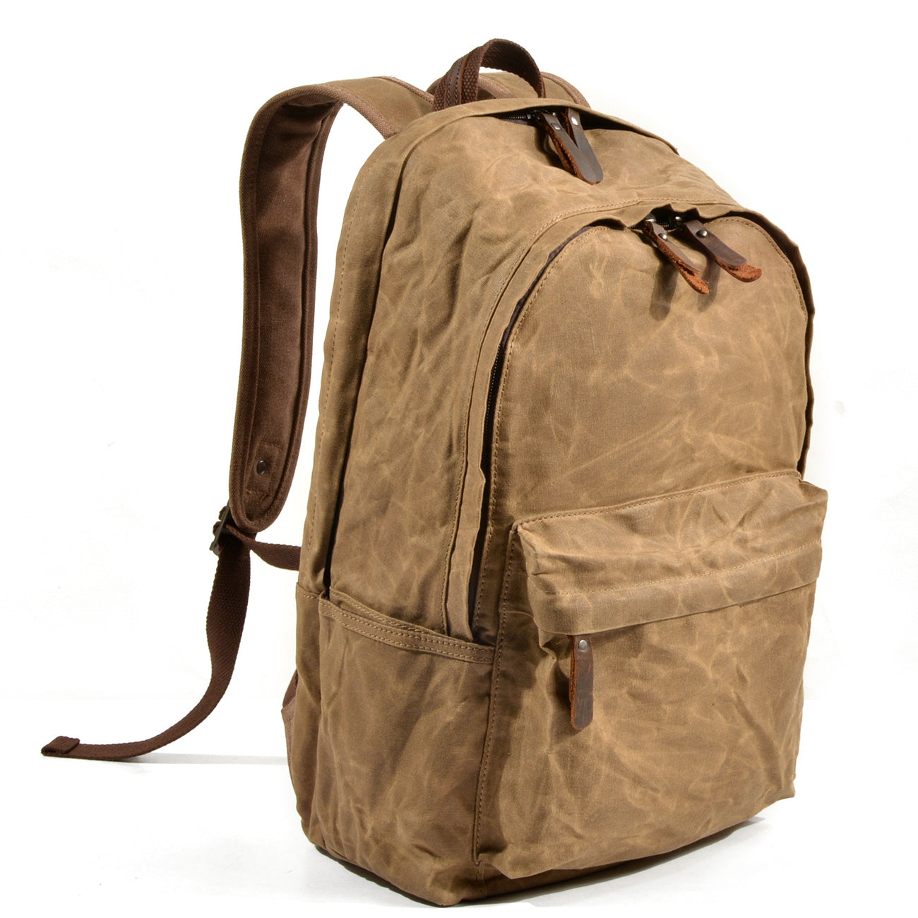 Corbinian™ | Hellbrauner Leder-Rucksack