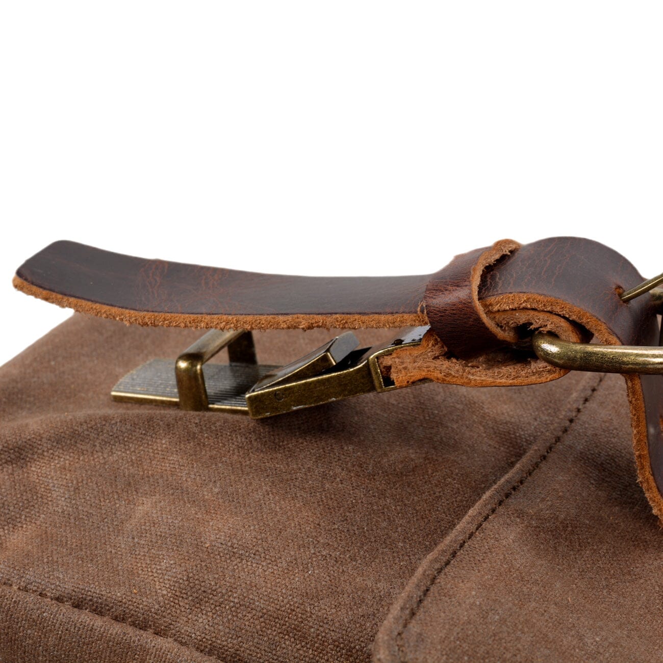 Canvas and Leather Messenger Bag | Wilder 