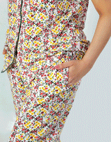 Siesta Cotton Button-Down Shirt and Pajama Set – Spring White