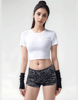 SUPER WEICHE BOYSHORTS BAUMWOLL-SLIP - ZEBRA